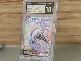 (CGC 10 PRISTINE) Lapras Vmax Shiny #312, Carte Pokémon