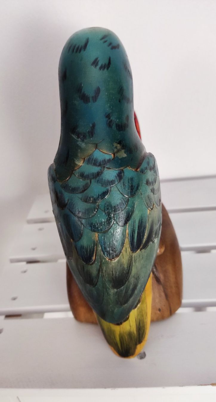 Statuette: Papageien Holzfigur – Usato da Chur venduto da Nisami 3