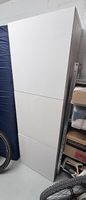 Besta Hochschrank weiss Hochglanz 