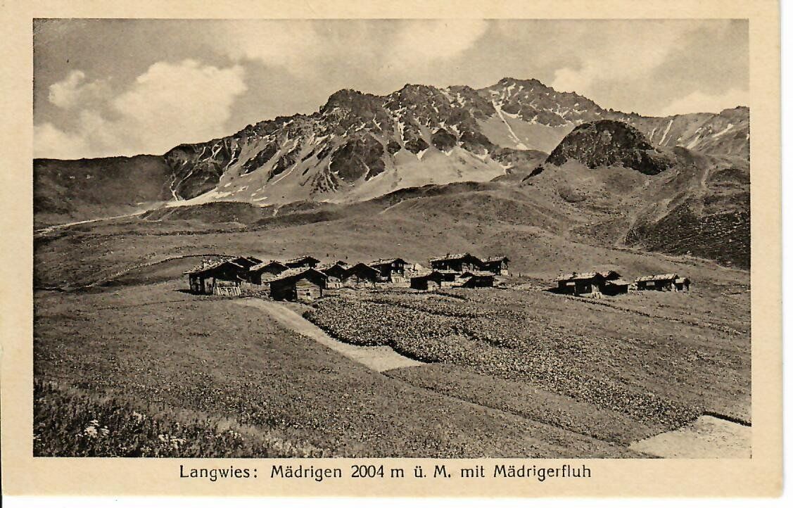 Cartoline postali: Langwies : Mädrigen – Usato da Hochdorf venduto da Ziegel-16