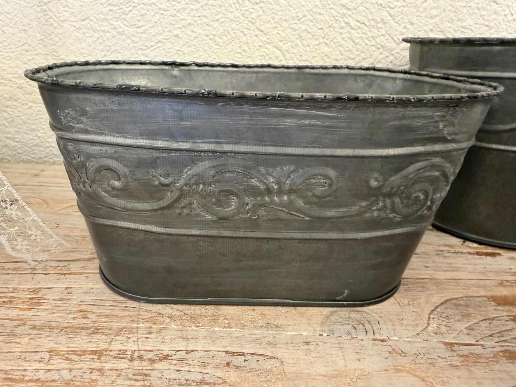 Vasi per fiori: Diverse Blechtöpfe zum Teil Neu – Nuovo (secondo la descrizione) da Wolfwil venduto da Inseider12 1