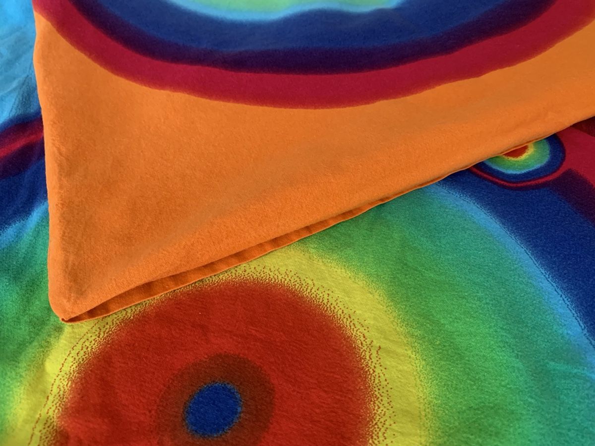 Biancheria da letto: Bettwäscheset Kreisdesign bunt – Usato da Münsingen venduto da fam_277y 3