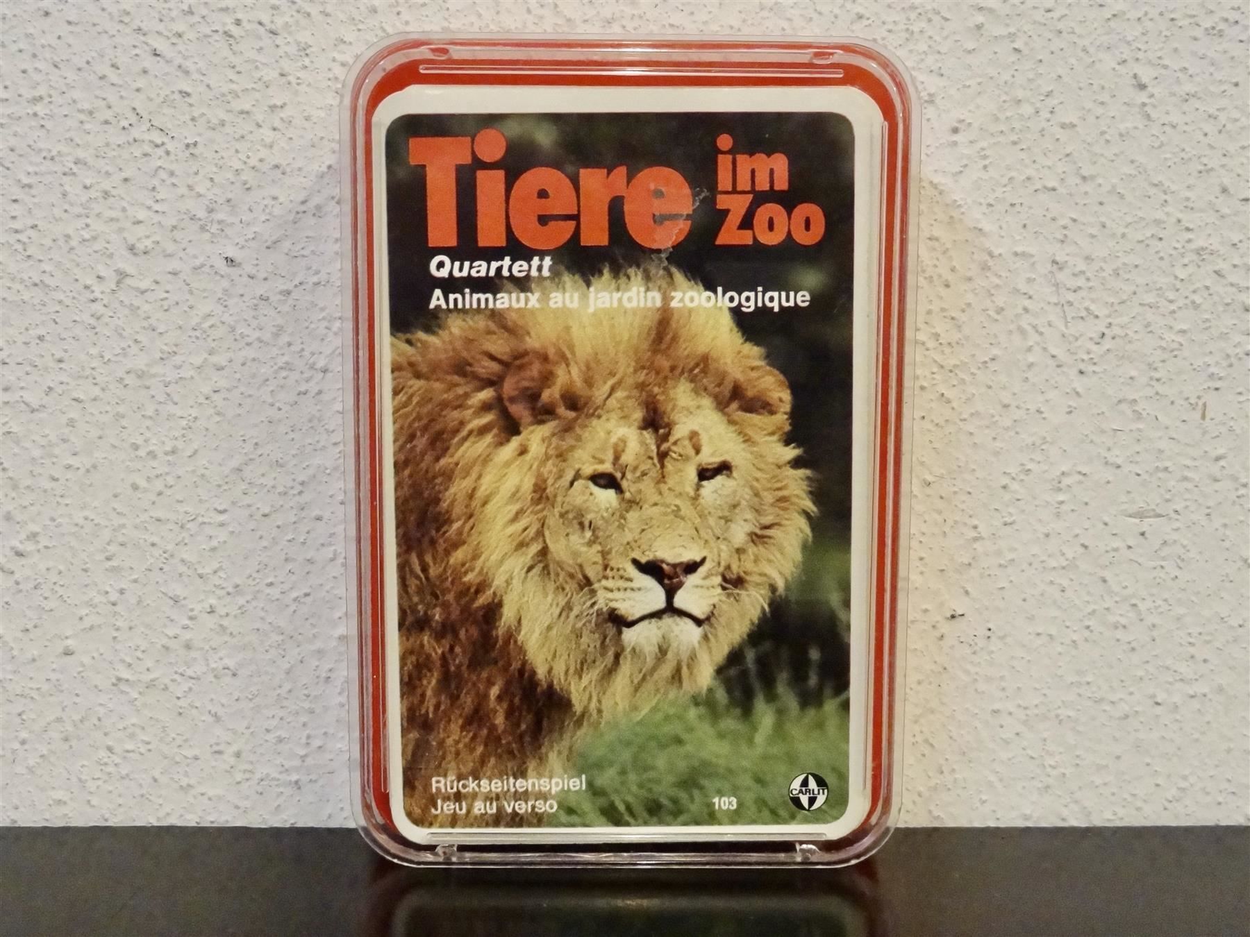 Giochi: Quartett TIER-QUARTETT TIERE IM ZOO – Usato da Kerzers venduto da wisaundso