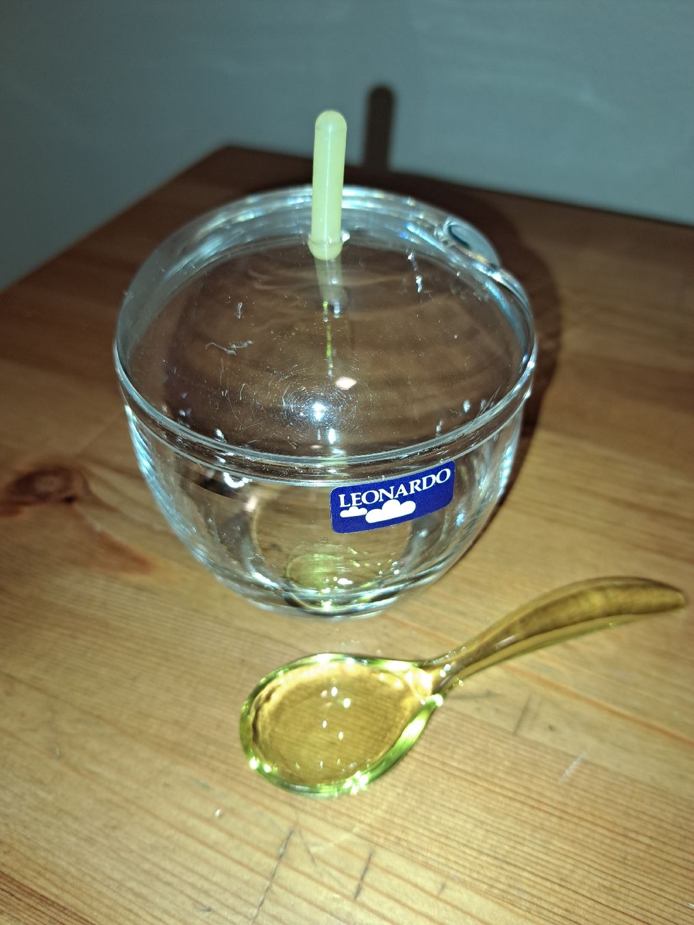 Bicchieri: Glasschale mit Deckel und Löffel – Nuovo (secondo la descrizione) da Ipsach venduto da car_t8lk 1
