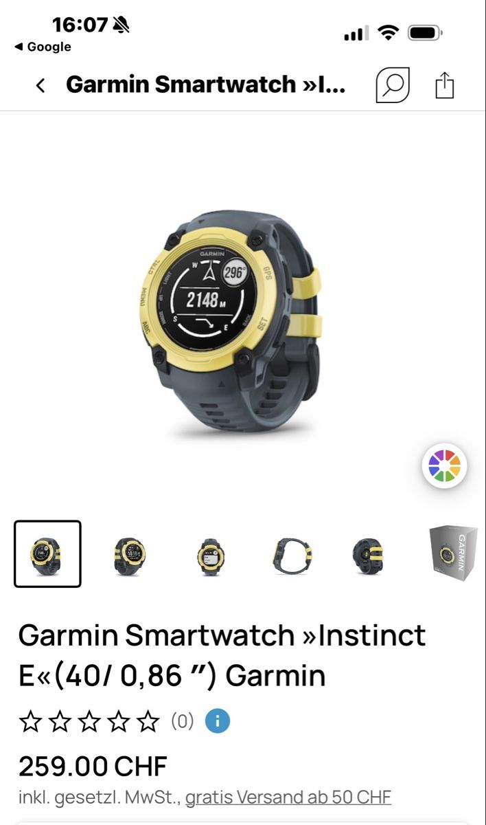 Garmin Smartwatch: Garmin instinct E (40mm) – Usato da Fürstenau venduto da Yvonne090 4