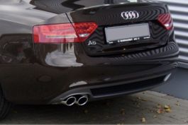 Audi A5 2010 2.0 TFSi Sline Heck Diffusor für 2 Rohr Auspuff