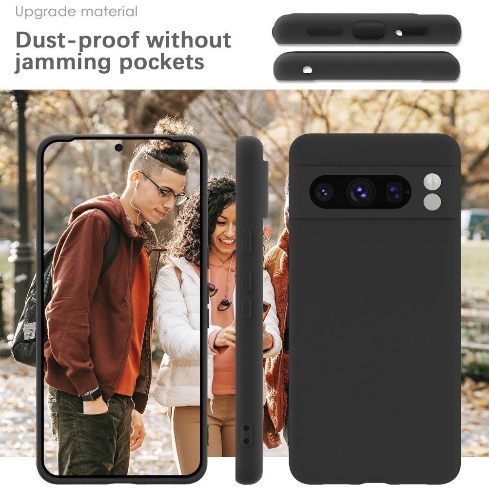 Cover & Protezioni schermo: Google Pixel 8 Pro Hülle Case black matt TPU dünn weich – Nuovo e nell'imballaggio originale da Rorschacherberg venduto da elektrofreak 6