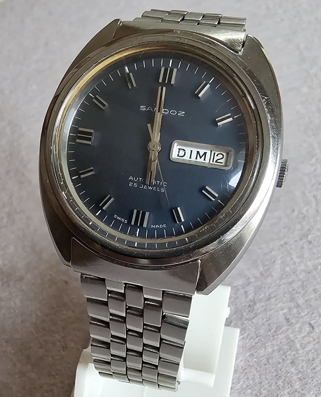 Sandoz Uhren: SANDOZ Automatic Swiss Made Elegante Herrenuhr – Gebraucht aus Speicher von Swisswtch 1