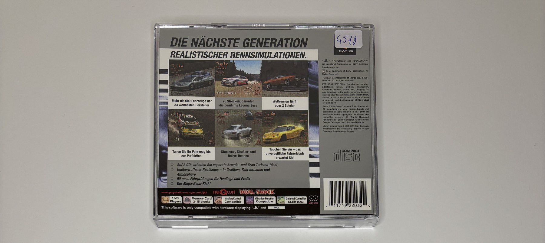 Giochi: PS1 - Gran Turismo 2 – Usato da Allschwil venduto da Bullach 2