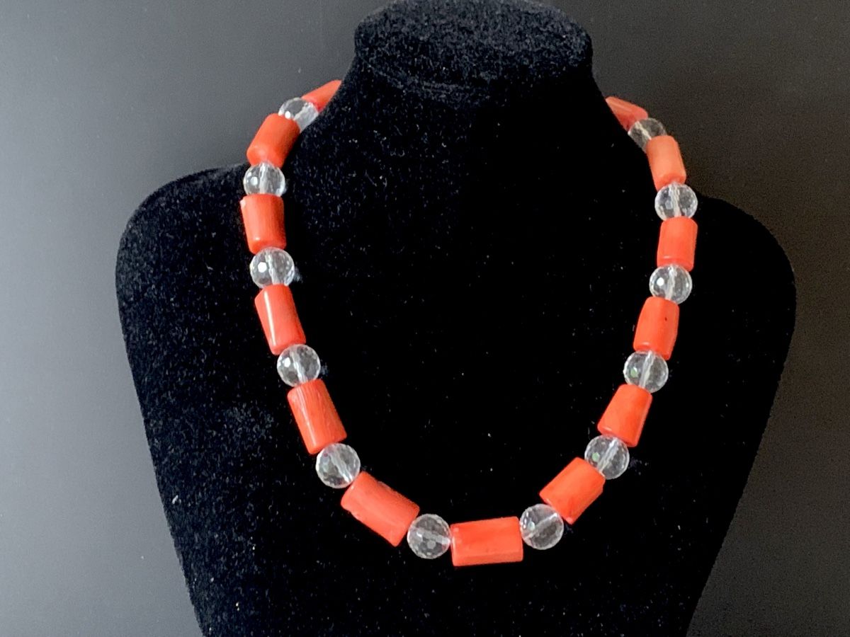 Ketten: Red Coral Necklace - Sterling Silver – Neu und originalverpackt aus Rüschlikon von ThereseJewelryDesign 1