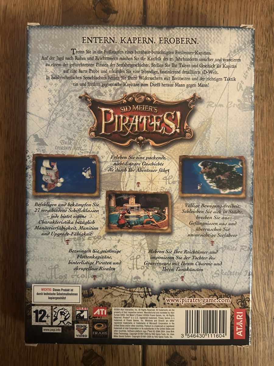 Atari Spiele: Sid Meier‘s Pirates! – Gebraucht aus Wichtrach von obr_g67l 1