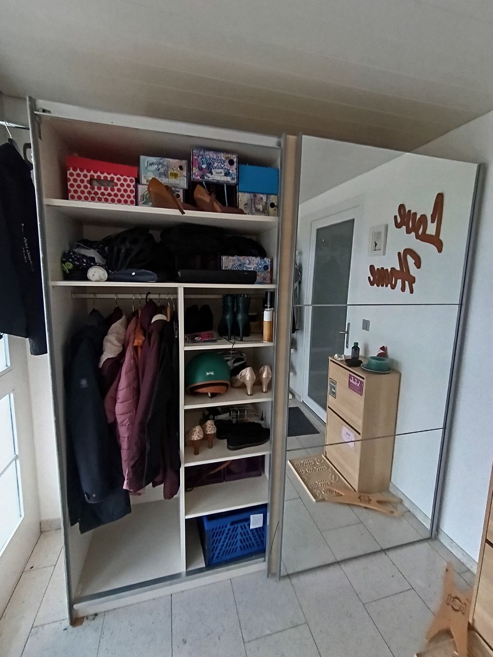 Armadi: Schwebetürenschrank mit Spiegel – Usato da Muolen venduto da Brassmaster27 2
