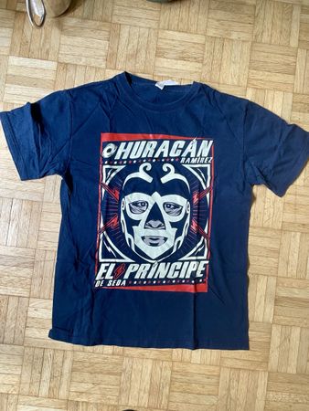 Mexikanisches T-Shirt: Lucha Libre Huracan Ramirez. Gr. M