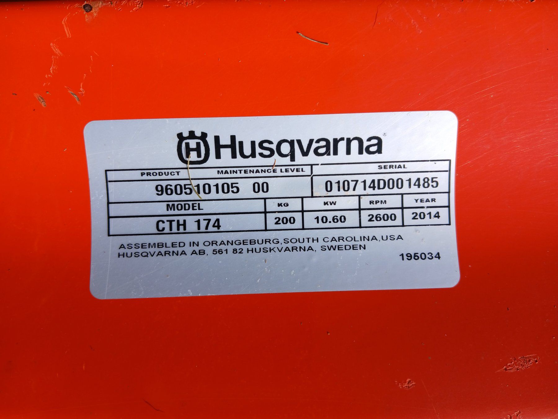 Husqvarna Rasenmäher: Rasentraktor Husqvarna CTH174 – Gebraucht aus Münchenwiler von Zellerbarbara 2