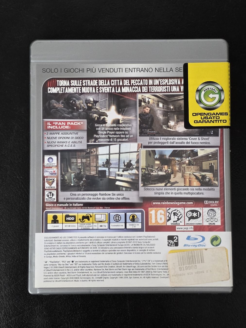 Giochi: RAINBOW SIX: VEGAS 2 | PS3 – Usato da Bellinzona venduto da egemon 1