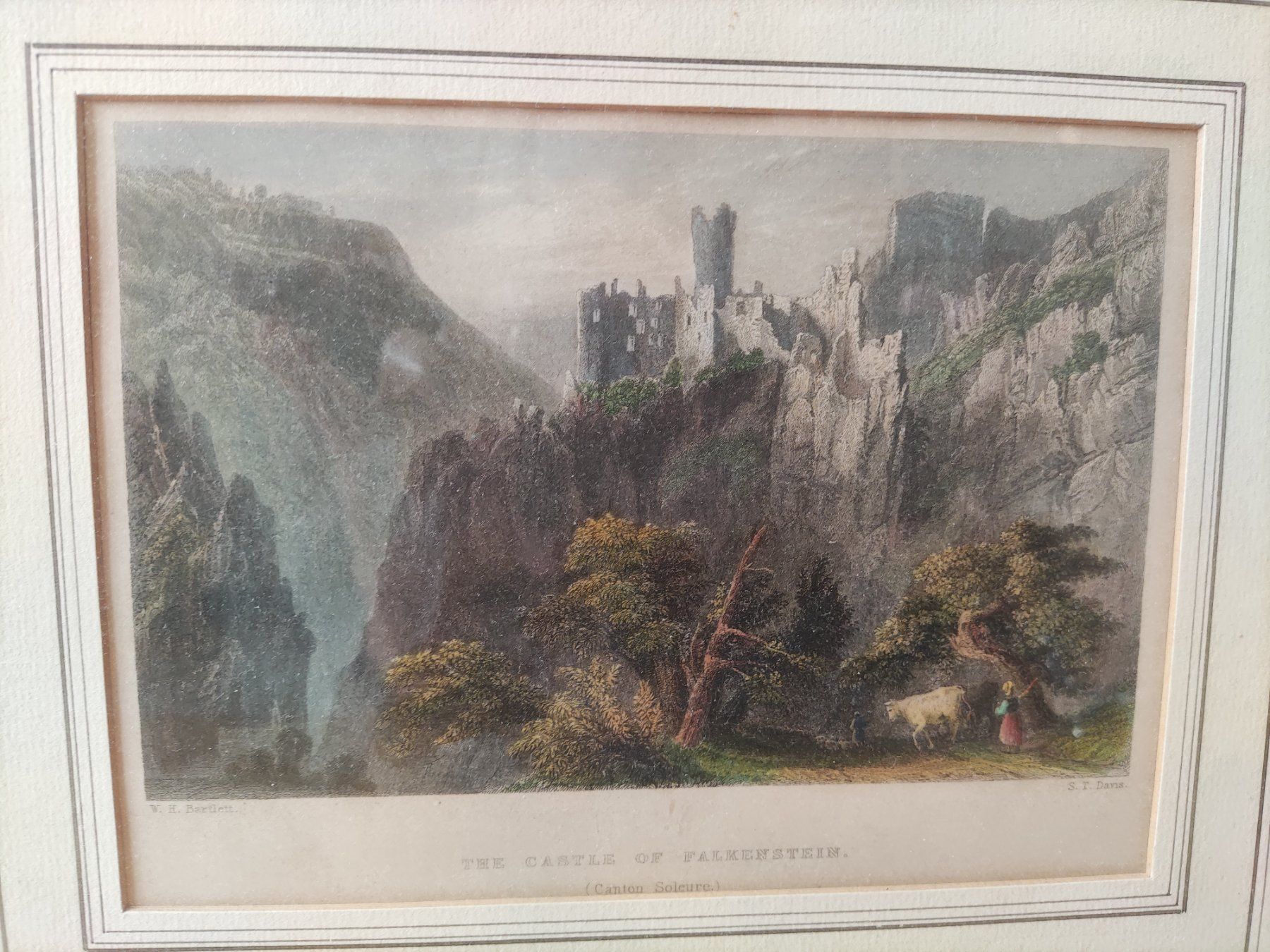 Grafiken & Lithographien: Schloss Falkenstein Solothurn Lithografie – Gebraucht aus Solothurn von Csw1 1