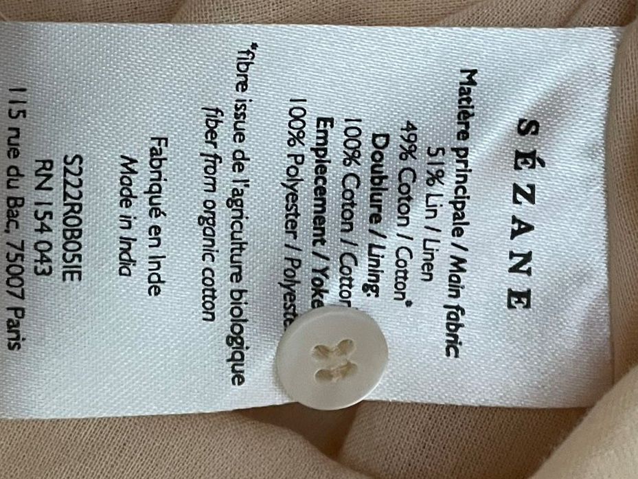 Sezane Vestiti: NEU** SEZANE Maxikleid 34/36 Cotton/ Leinen – Nuovo (secondo la descrizione) da Zürich venduto da Pamuk04 9