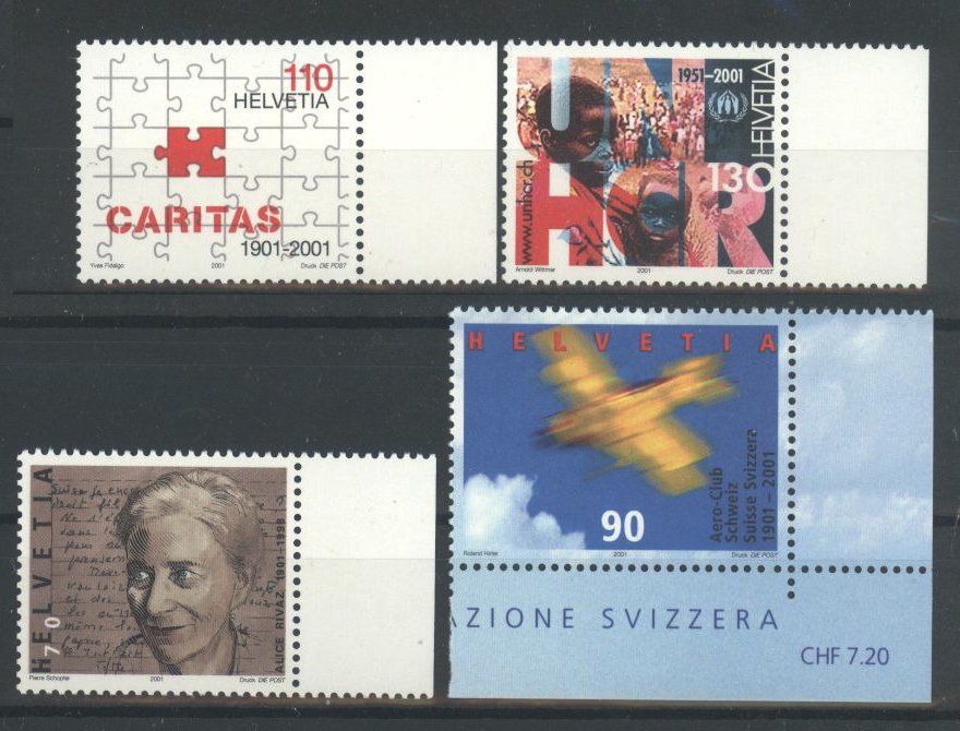 Tous les timbres: 2001, Sondermarken ** – D'occasion à Willisau par Vollstempel
