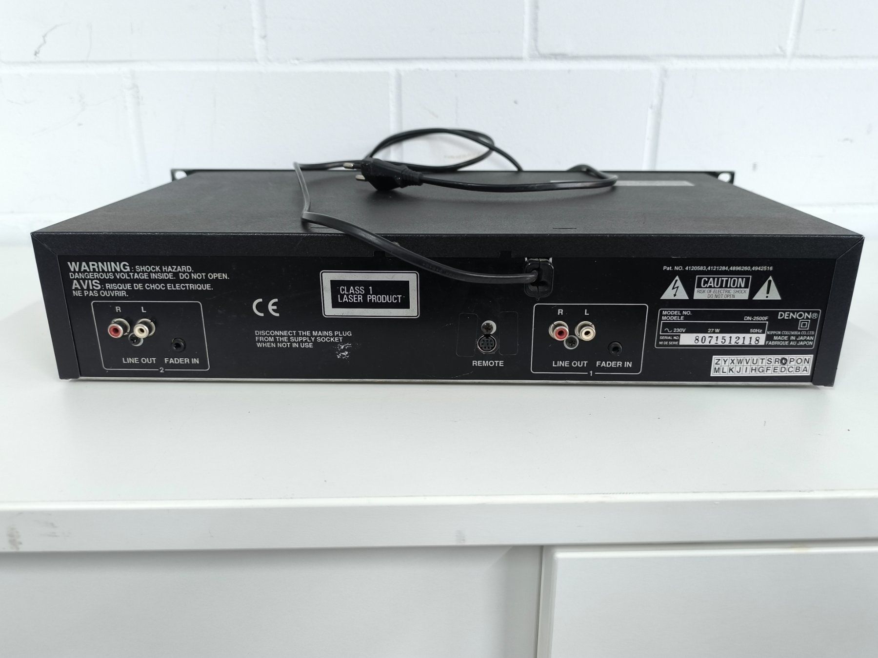 Denon Sistemi audio & multimediali: DENON DN-2500F Profi Doppel-CD-Player inkl. RC-44 – Usato da Rüti ZH venduto da Restwert_Rueti_ZH 4