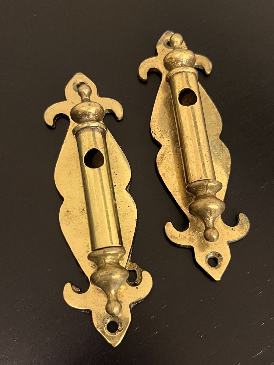 Statuette: Vintage Messing Mezuzah - 2 Stk. – Usato da Zürich venduto da Nowstalgia
