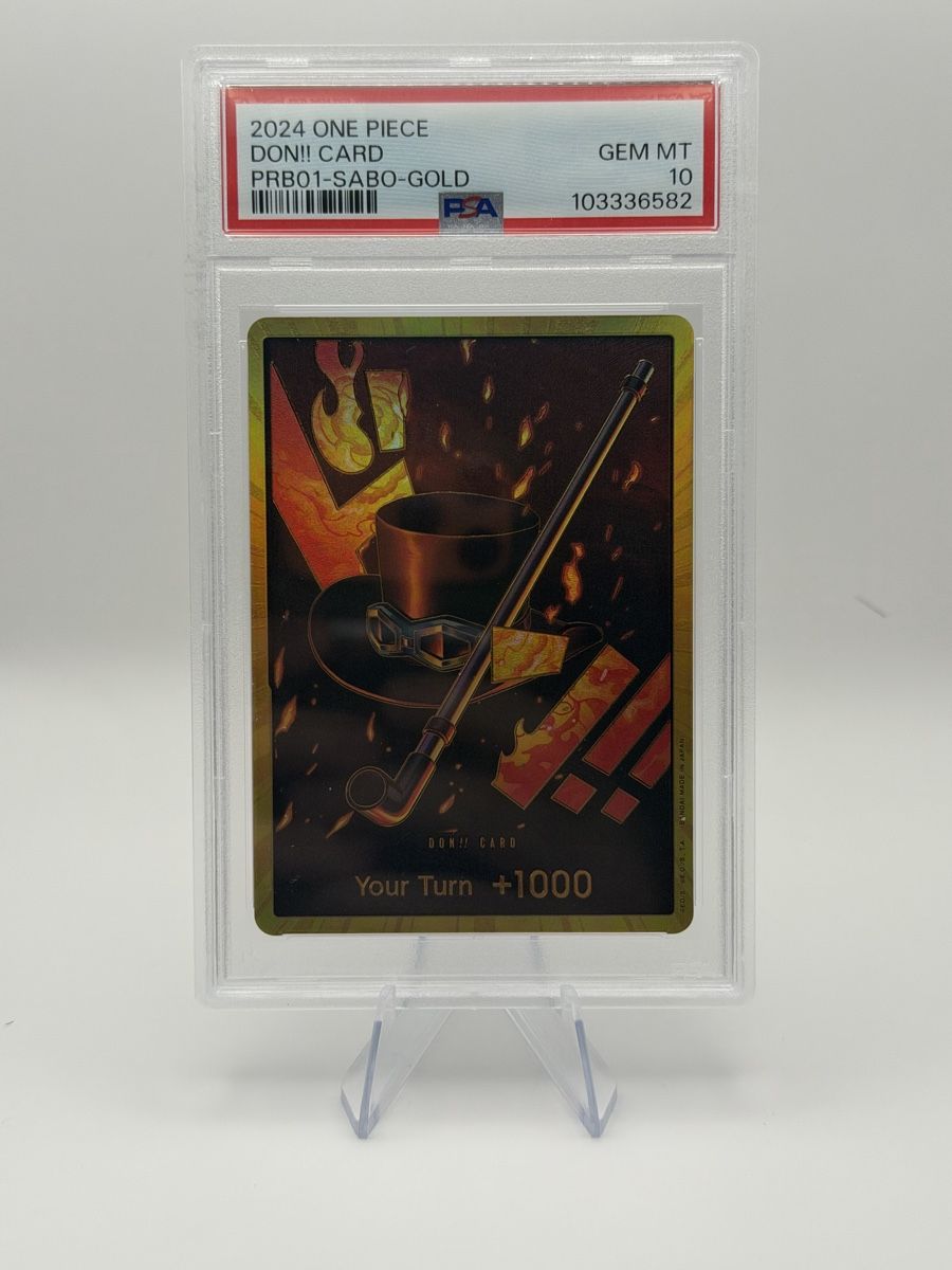 Bandai Carte collezionabili: PSA 10 Sabo Gold Don!! PRB01 One Piece – Nuovo (secondo la descrizione) da Grossdietwil venduto da bekushii