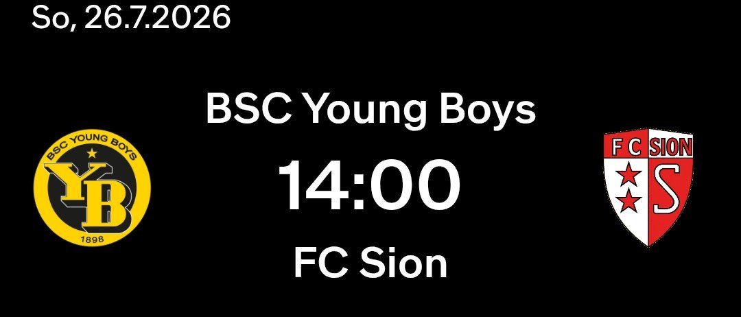 Biglietti: 1 Ticket YB - FC Sion C8 Balkon – Nuovo e nell'imballaggio originale da Bern venduto da Charlie1517