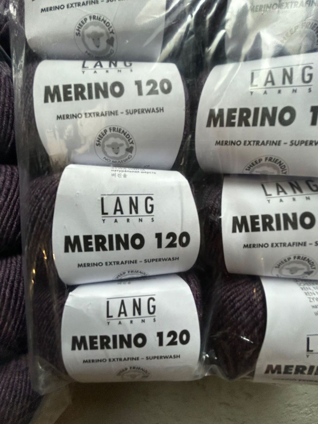 Lang Yarns Lana: Lang Merinowolle 120  18 Stk. – Nuovo e nell'imballaggio originale da Zollbrück venduto da BLH2025 1