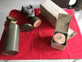 Masque à gaz militaire suisse, parfait pour collectionneurs!