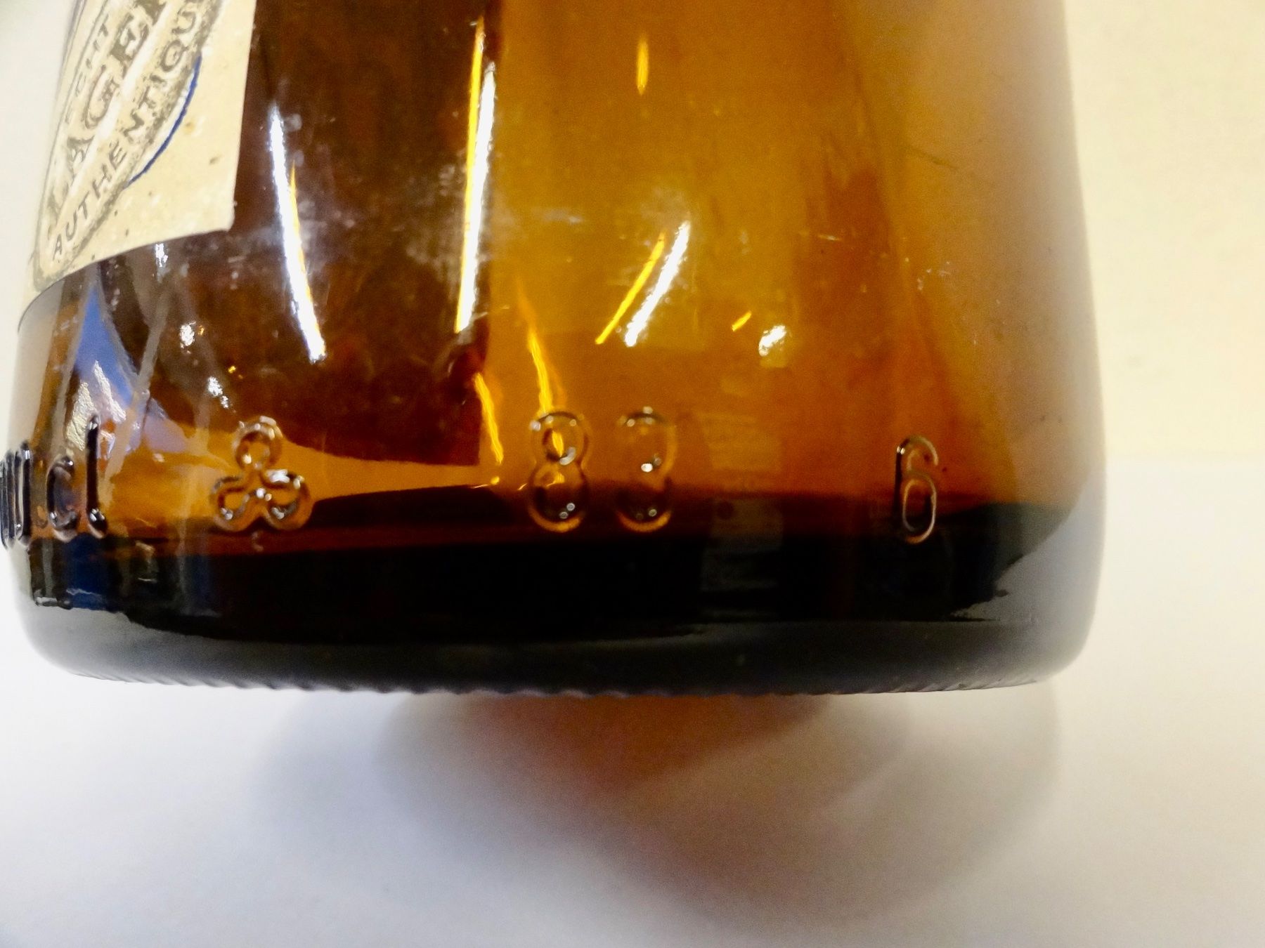 Bicchieri, Caraffe & Bottiglie: Bierflasche CARDINAL BIERE BLONDE GLASHÜTTE BÜLACH 1983 – Usato da Kerzers venduto da bottlesandboxes 4