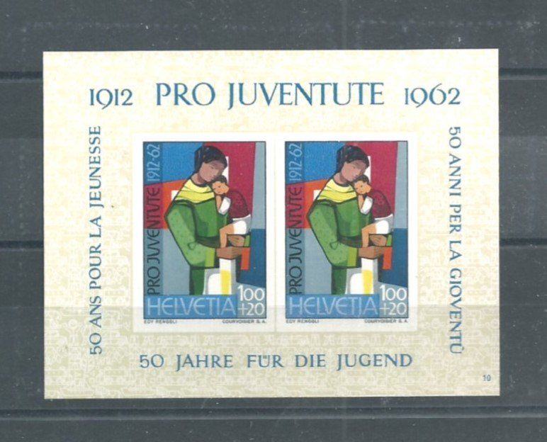 Tutti i francobolli: 1962 Pro Juventute – Usato da Trübbach venduto da Sammer51