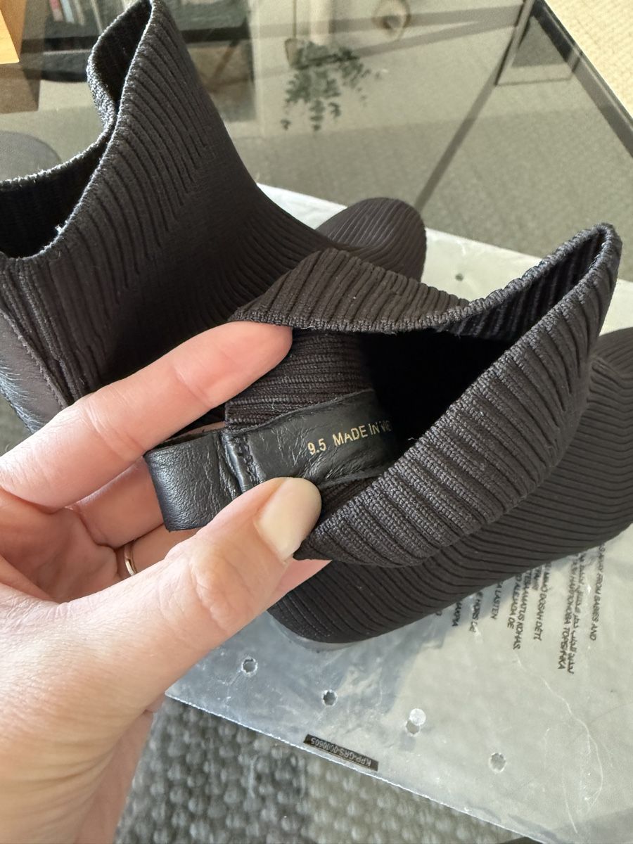 Everlane Damenschuhe: Everlane Black Ankle Boots, Size 9.5, sock boot – Neu (gemäss Beschreibung) aus Kilchberg von anloufra 4