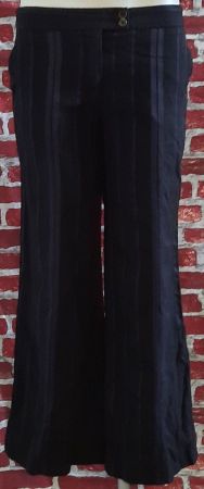 ETRO-Milano Leinen Hose Schwarz G4.46