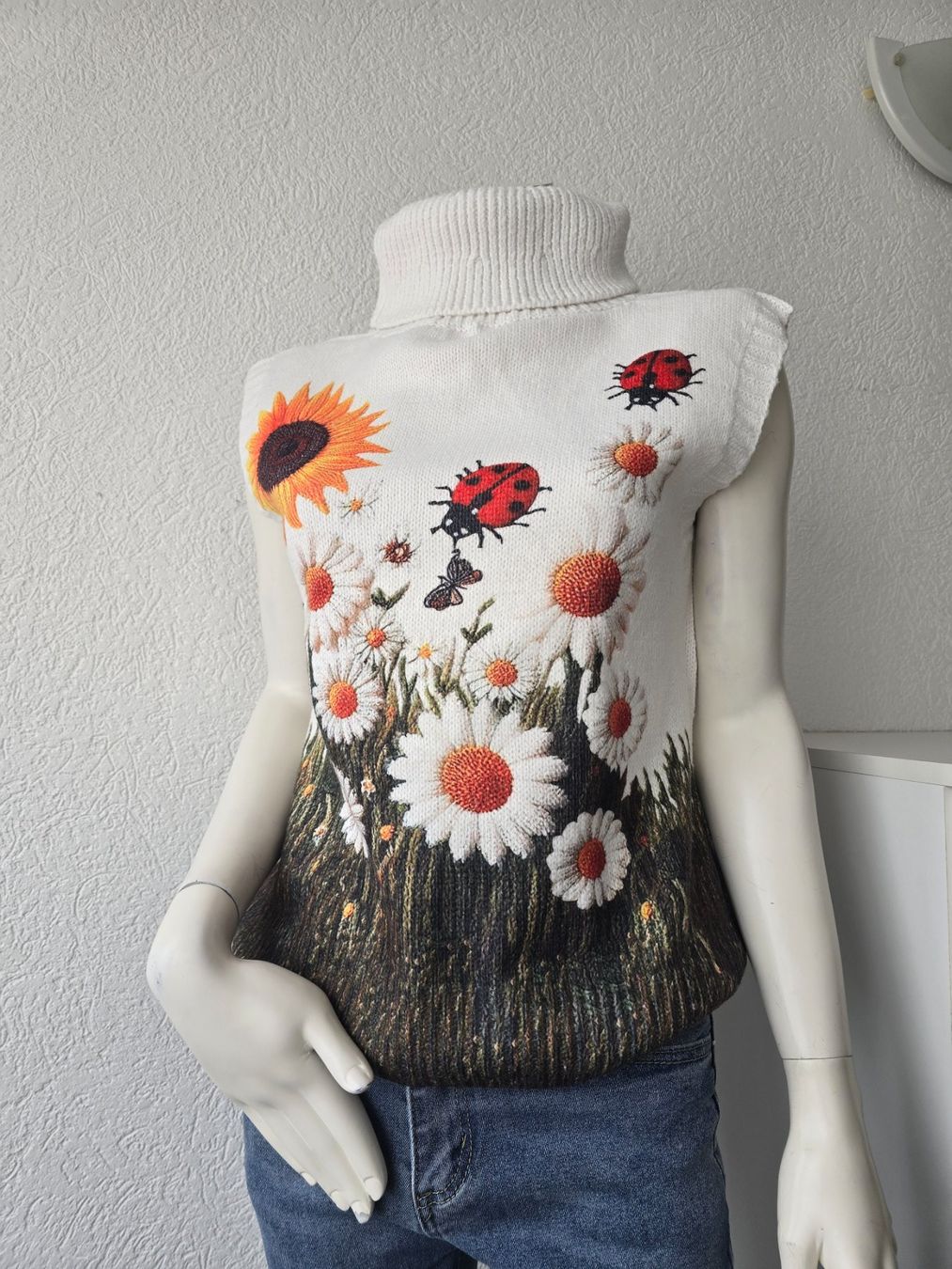 Tops: Pull sans màche col.roulé T-S – Neuf (Voir description) à Les Verrières par kitel79 5