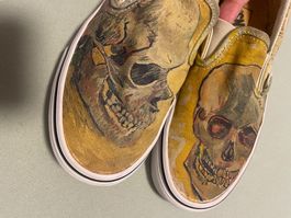 Vans x Van Gogh Museum Slip-Ons, neuwertig, Gr. 37