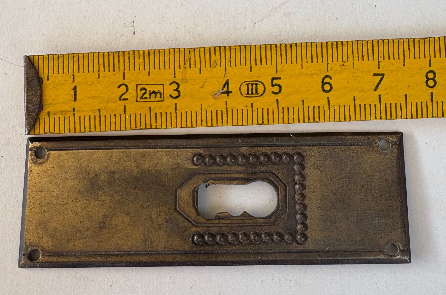 Quincaillerie: VINTAGE SCHLÜSSELLOCH BLECH – Défectueux à Ostermundigen par wini63 2
