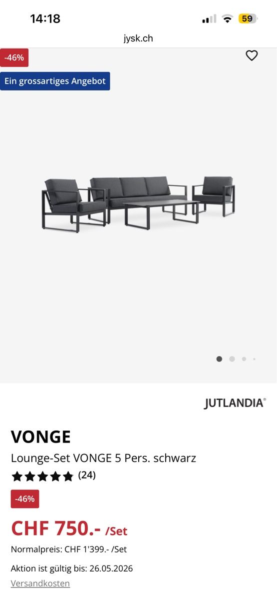 Divani: Lounge-Set 5 Personen – Usato da Ammerzwil BE venduto da Miii.ellle 4