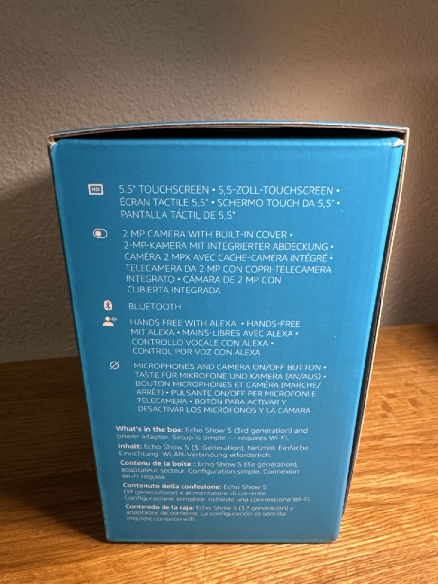 Amazon Audio- & Mediensysteme: ++Neu+++ Amazon Echo Show 5 3rd Generation new in box – Neu und originalverpackt aus Zürich von pri_w8jb 1