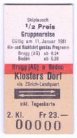 Billette Brugg (AG) – Klosters Dorf Gruppenreise