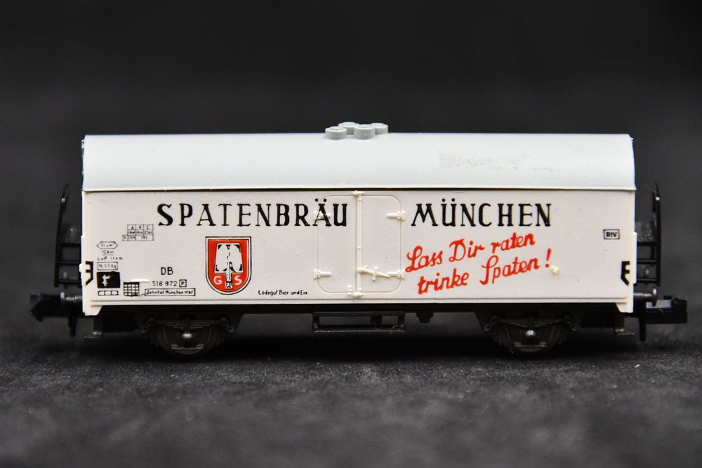 Wagon Rivarossi – Réfrigérant à Bière FS WÜHRER – Échelle HO 1/87 – Italie – Occasion
