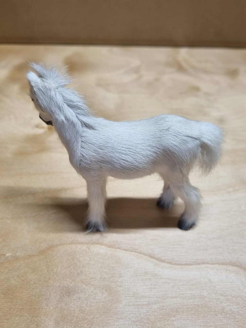 Figuren: Pferd weiss aus Echtfell – Gebraucht aus Basadingen von NekoBricks 3