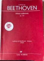 Klavierauszug Missa solemnis von Beethoven gebraucht