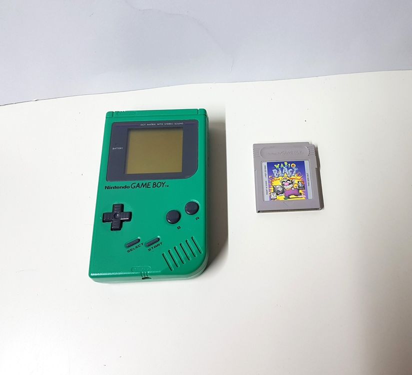 Nintendo Game Boy Konsole grün / Rarität mit Spiel (Gebraucht) in ...