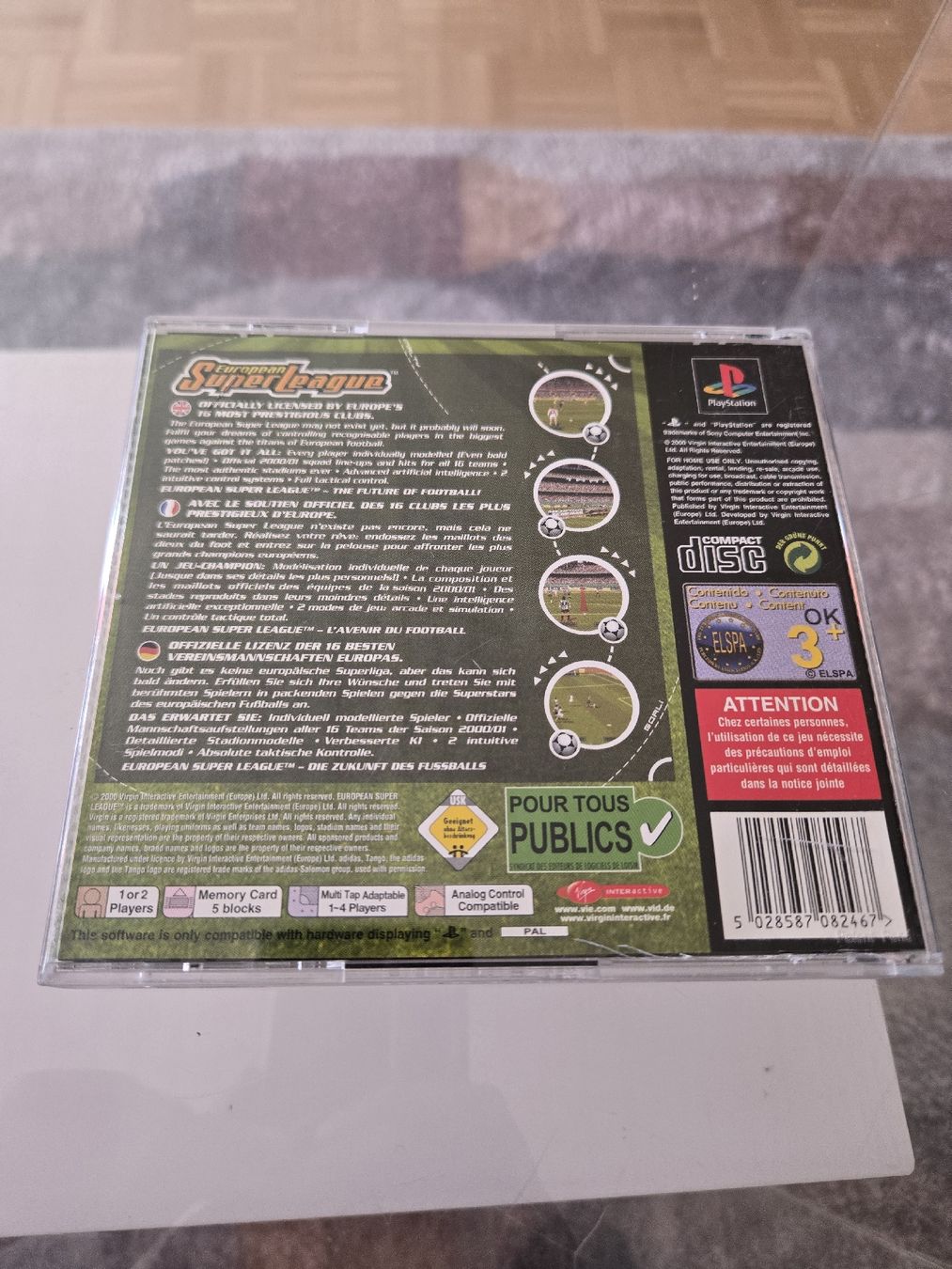 Giochi: European Super League PS1 – Usato da Bussigny venduto da Kfdlt 1