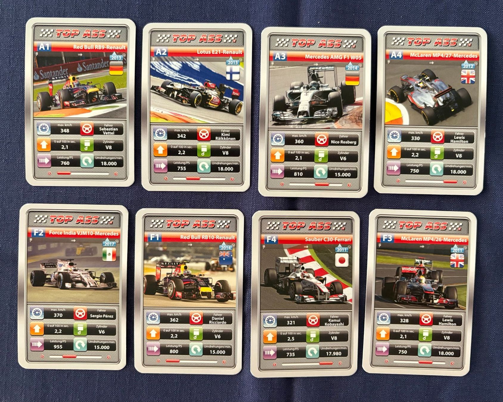 Jeux: QUARTETT FORMEL 1 – D'occasion à Ostermundigen par wini63 3