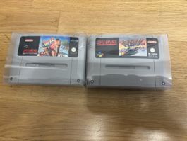 SNES Spiele Dennis und F-Zero PAL Version gebraucht