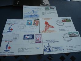 5 Briefteile FDC Südafrika 1963