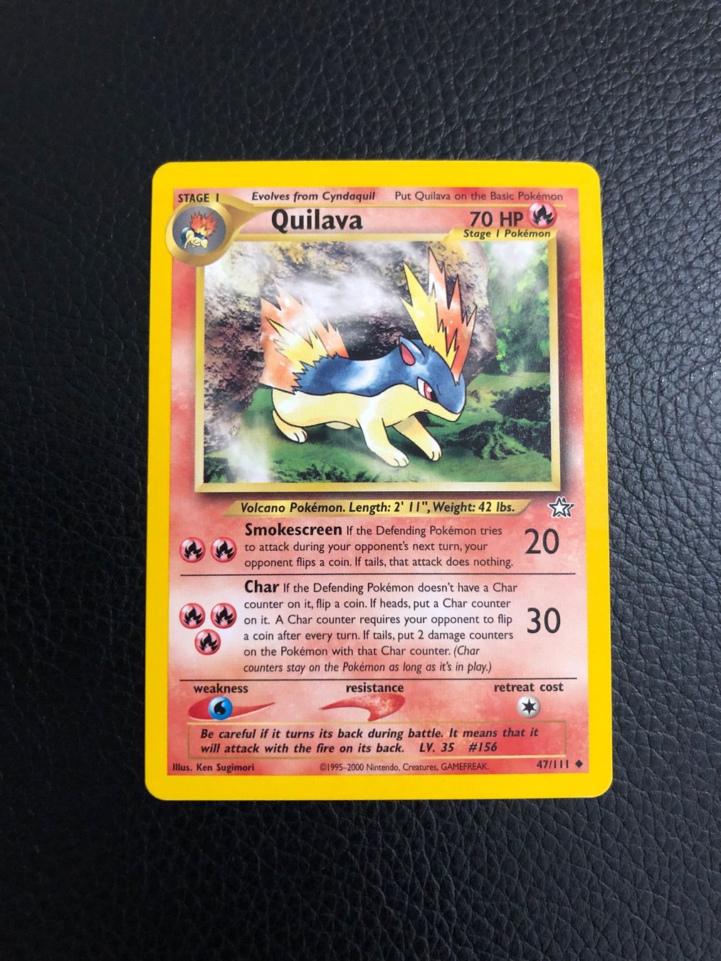 Pokémon Carte collezionabili: Neo Genesis Quilava 47/111 Ab 1 – Usato da Paradiso venduto da Pkmn10