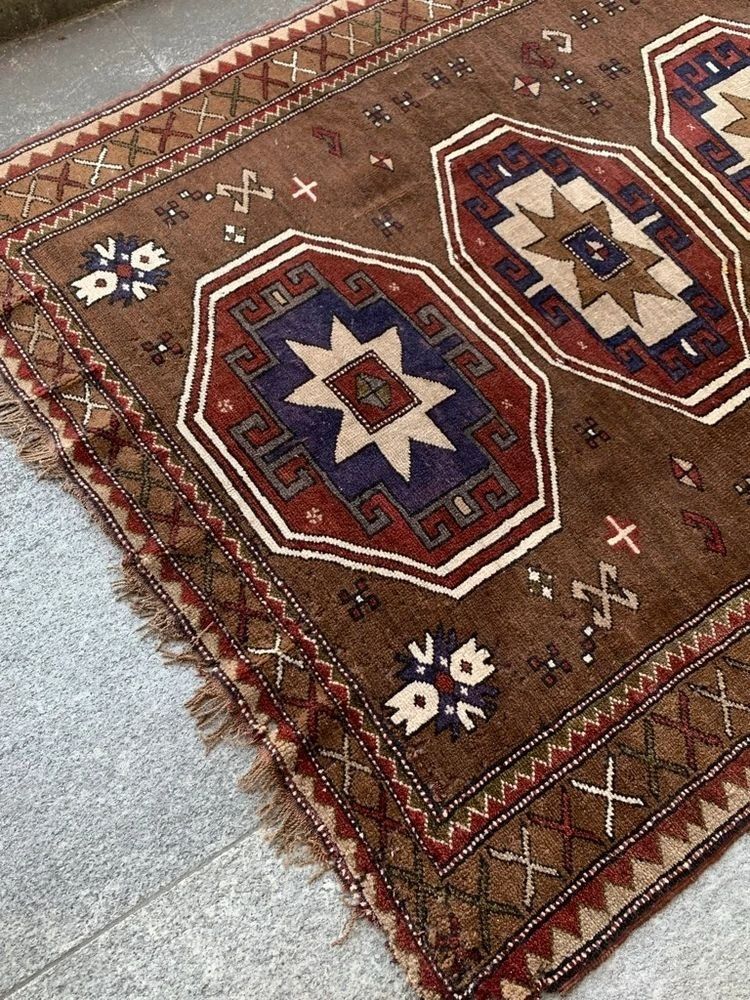 Tappeti: Antiker Kars Kazak Orientteppich, handgeknüpft – Usato da Bern venduto da Yunkom 4