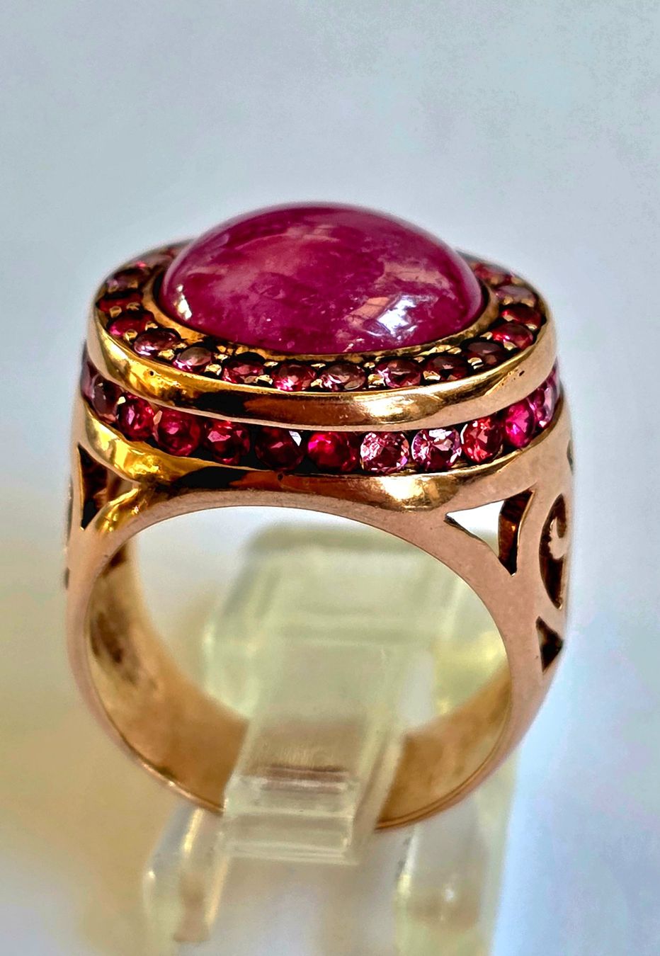 Ringe: Ring mit Rubin und Granaten – Neu (gemäss Beschreibung) aus Zürich von Bieter04 4