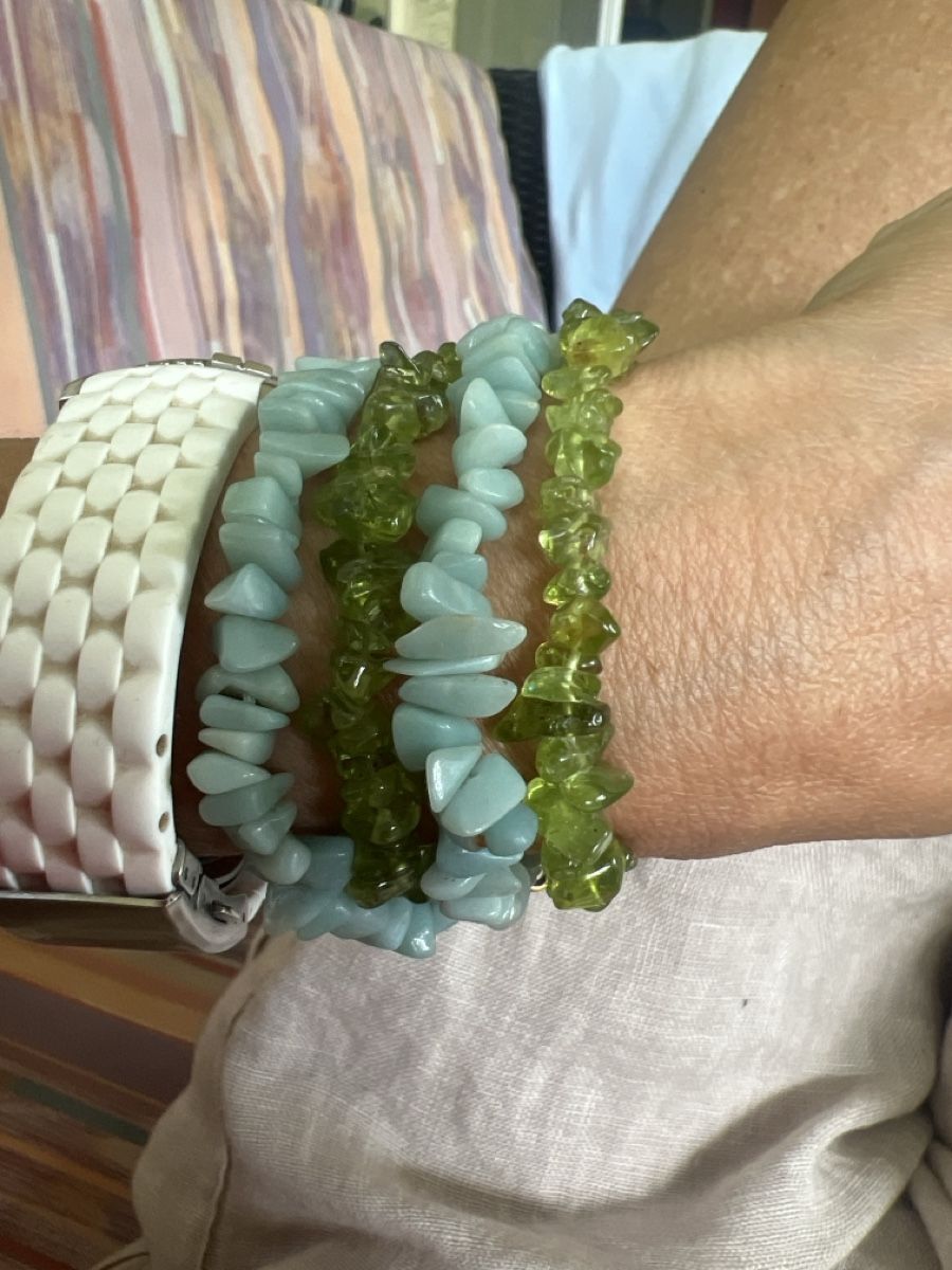 Altri gioielli: Peridot Kette und Amazonit Kette Vintage – Usato da Burgdorf venduto da puppennetz 9